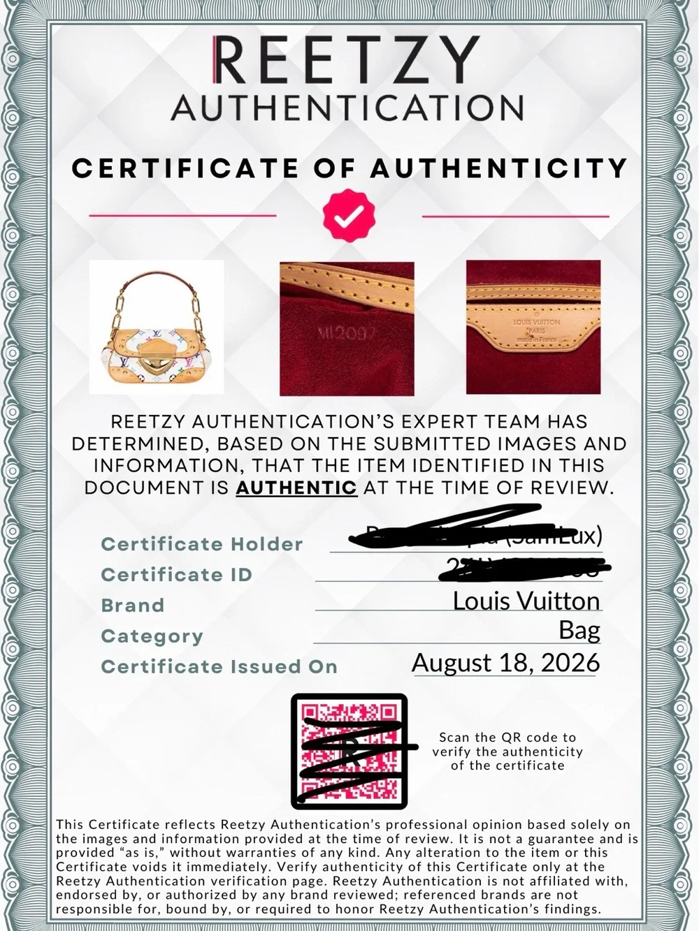 Louis Vuitton authentic louis